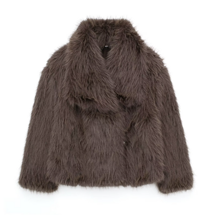 Arelle™ | Faux Fur Coat - Last Day 80% Discount!